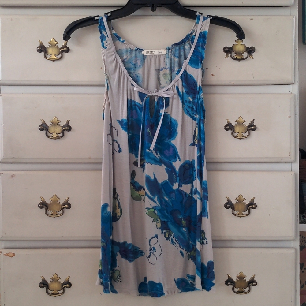 Cute Floral Tank Top
